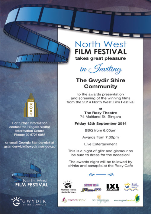 North West Film Festival Invitation
