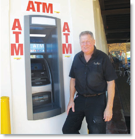 Erik Ozols & The Imperial Hotel, Bingara's new ATM