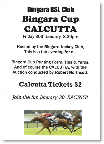 Bingara Races Calcutta