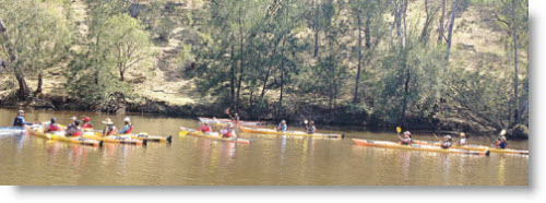 Group learning about the Gwydir River.