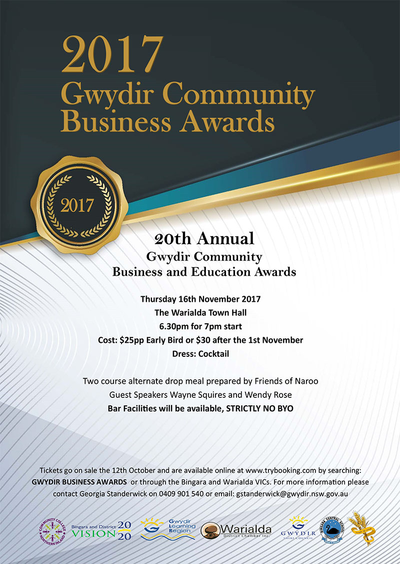 Gwydir Community Business Awards