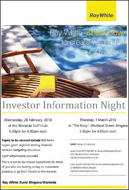 investor information night