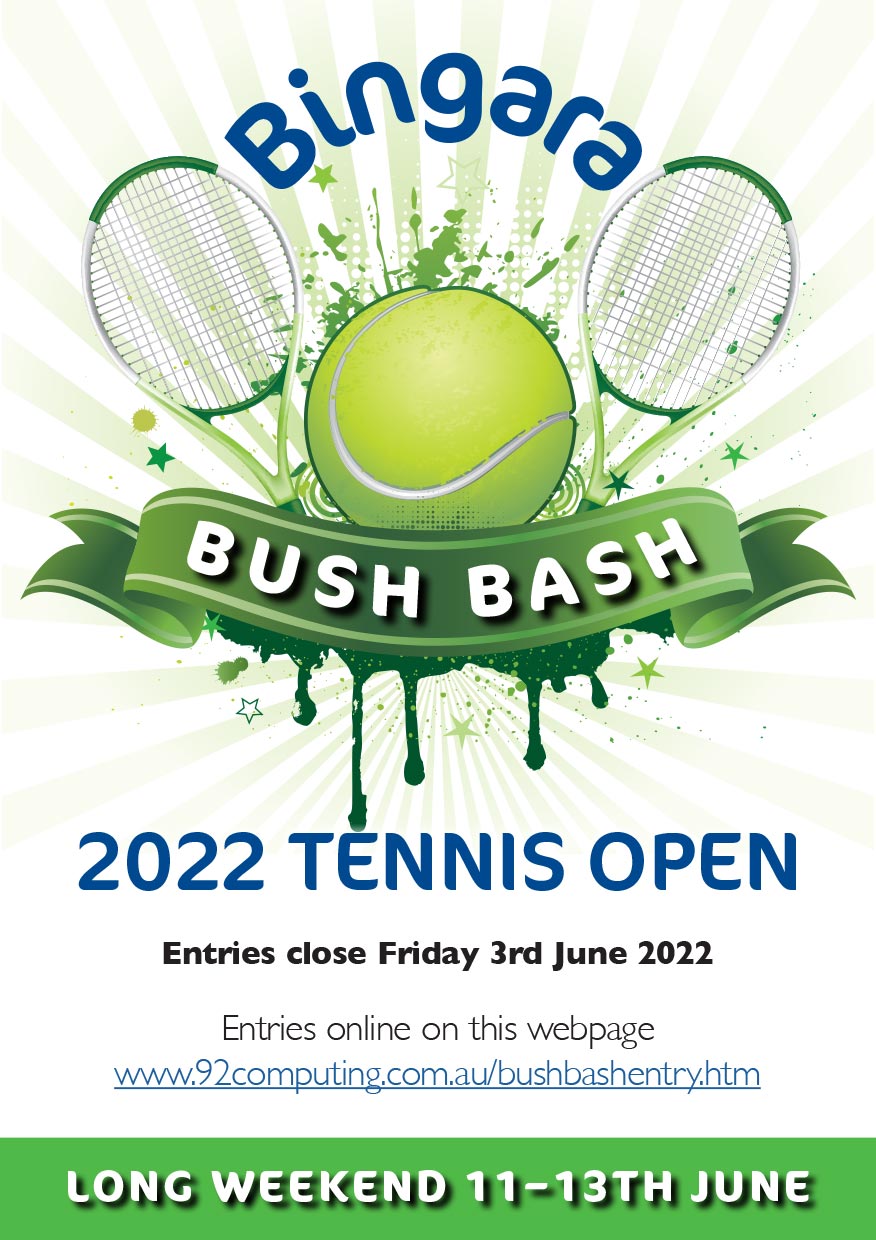 2022 Bingara Bush Bash Tennis