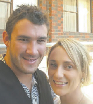 Steven Simpson with his wife Elise.