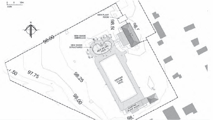 Image – concept design of proposed pool precinct